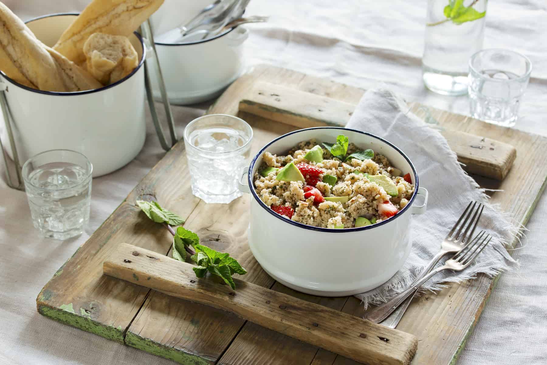 Couscous-Salat mit Erdbeeren aus dem Thermomix® – Foto: Anna Gieseler