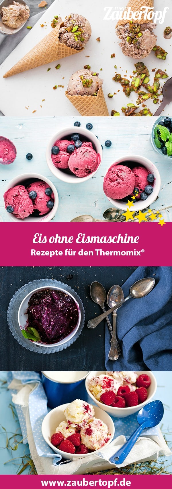 Eis ohne Eismaschine - Fotos: Tina Bumann, Ira Leoni, Frauke Antholz, Getty Images