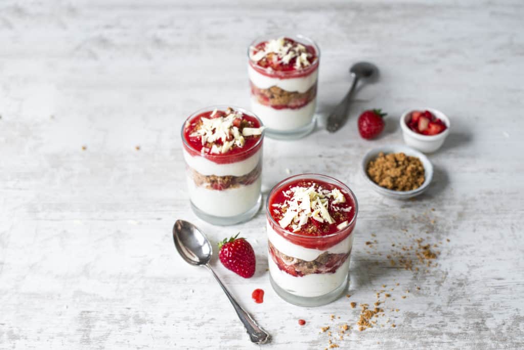 Quarkspeise mit Erdbeeren aus dem Thermomix® – Foto: Katharina Küllmer