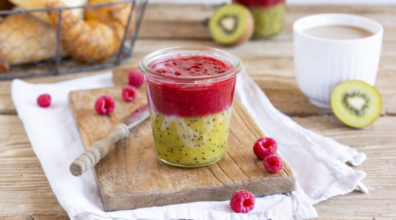 Kiwi-Aufstrich mit Himbeeren aus dem Thermomix® – Foto: Kathrin Knoll