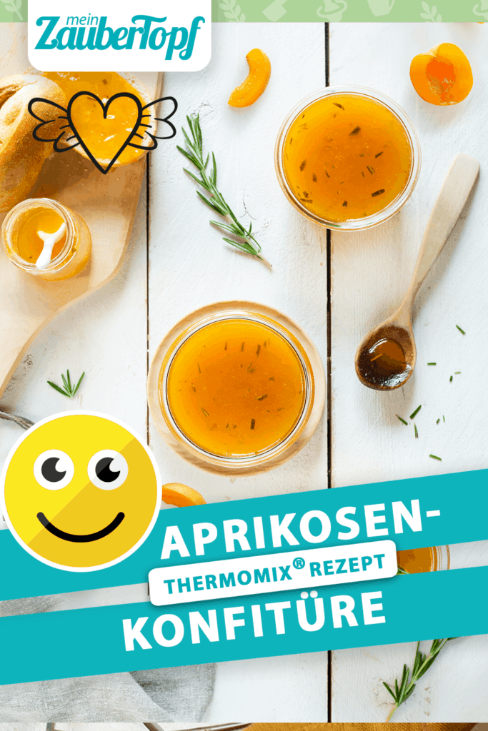 Aprikosen-Konfitüre mit Rosmarin – Rezept für den Thermomix®