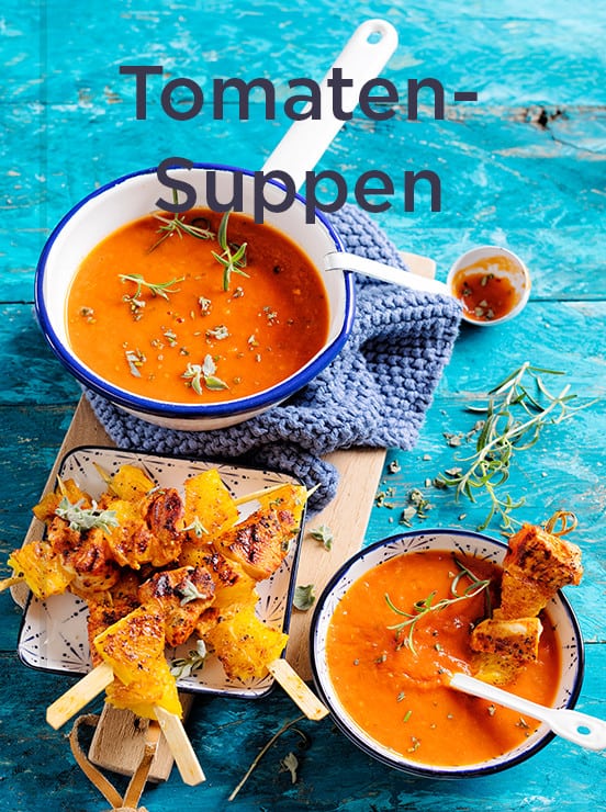 Rezepte für Tomatensuppe, Kollektion mein ZauberTopf-Club – Foto: Frauke Antholz