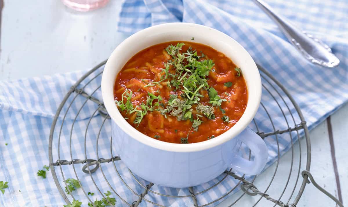 Tomatensuppe mit dem Thermomix® – Foto: Tina Bumann