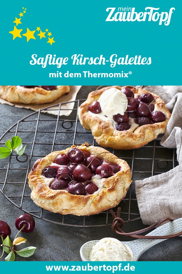 Saftige Galettes mit Kirschen und Marzipan mit dem Thermomix® – Foto: Frauke Antholz