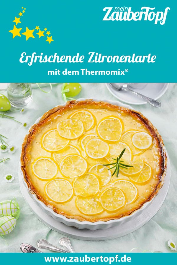 Cremige Zitronentarte mit dem Thermomix® – Foto: Frauke Antholz