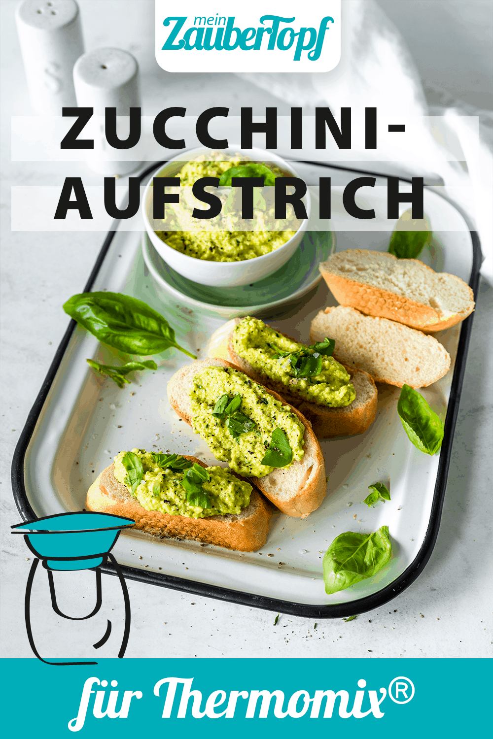 Zucchini-Aufstrich mit dem Thermomix® – Foto: Tina Bumann