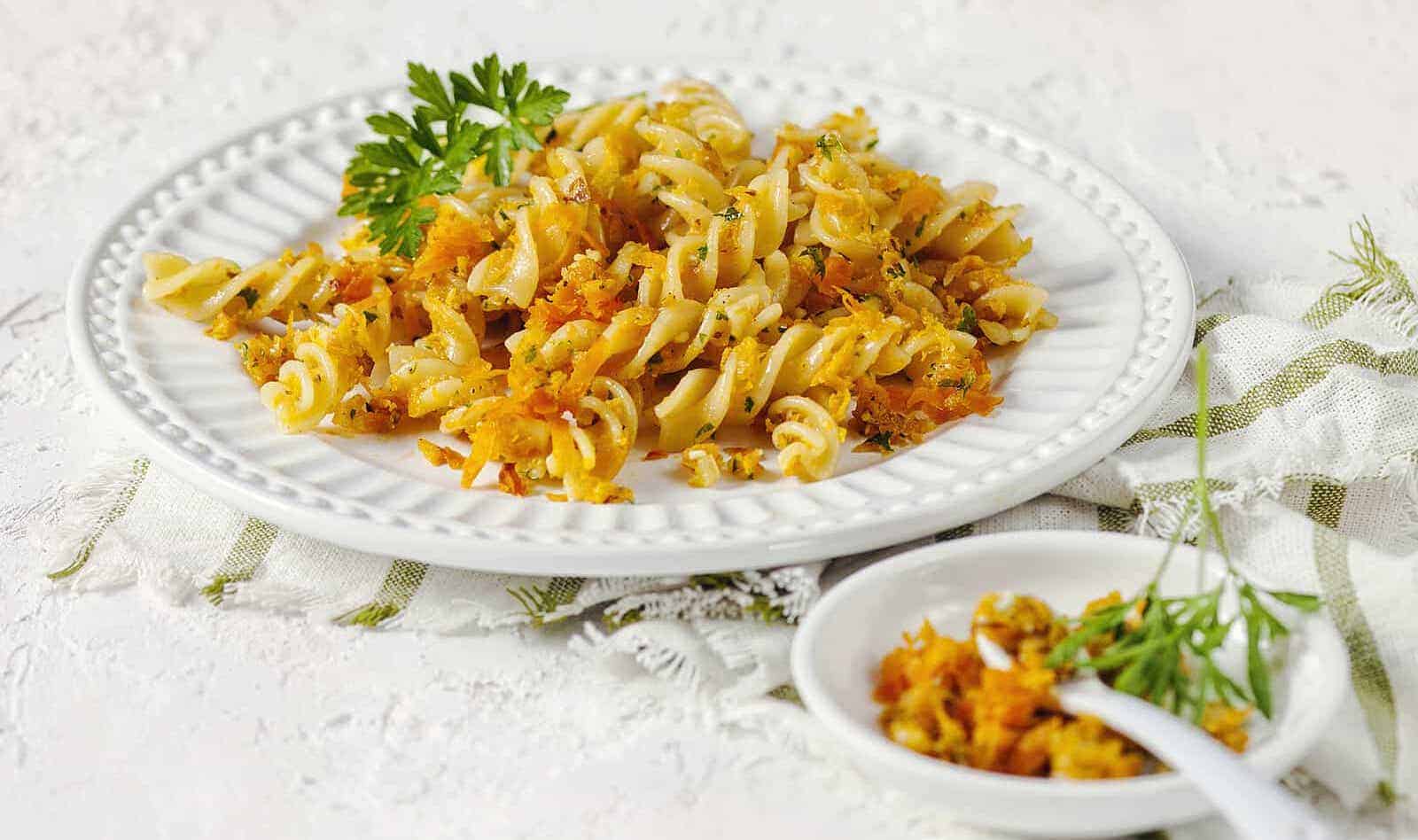 Fusilli mit Karottenpesto