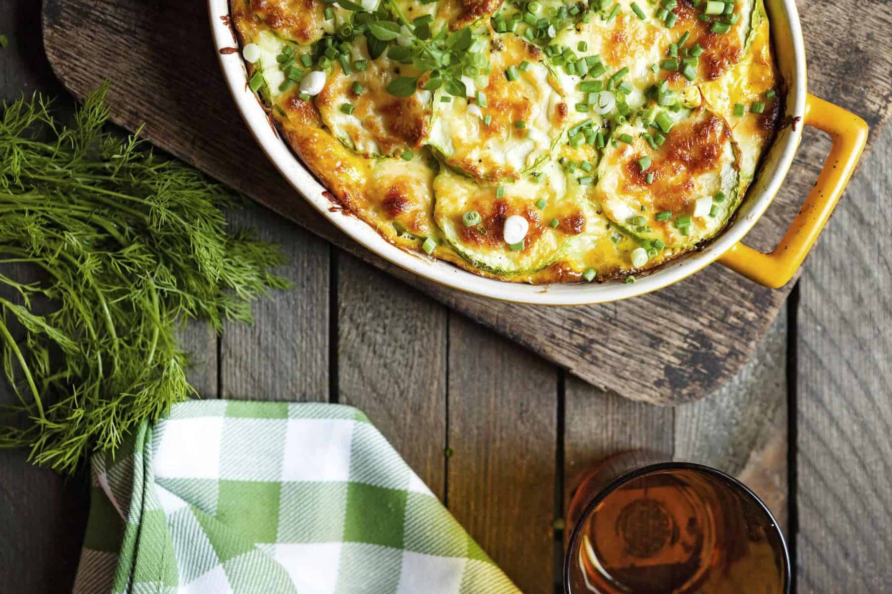 Kartoffelgratin mit Zucchini – Rezept für den Thermomix®