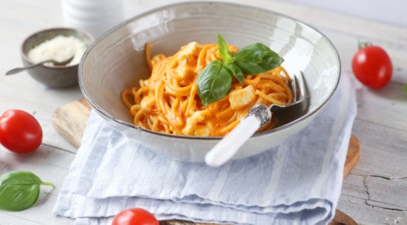 Spaghetti Tomate-Mozzarella aus dem Thermomix® – Foto: Alexandra Panella