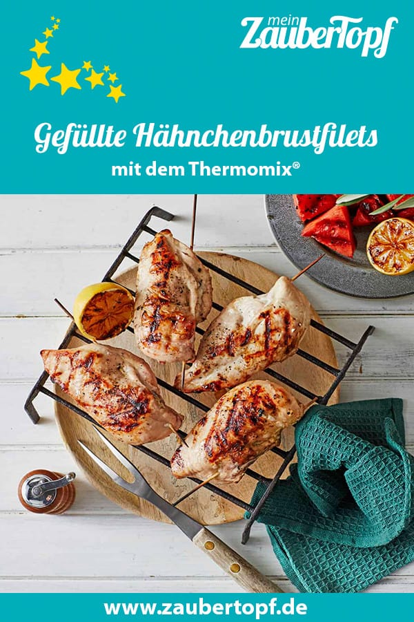 Gefüllte Hähnchenbrustfilets mit dem Thermomix® – Foto: Jorma Gottwald