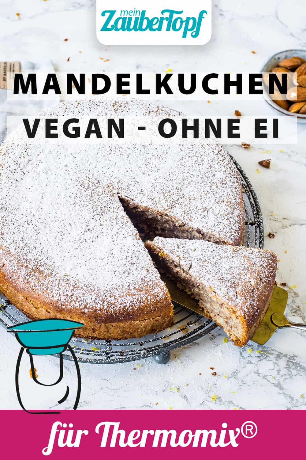 Veganer Mandelkuchen mit dem Thermomix® – Foto: Désirée Peikert