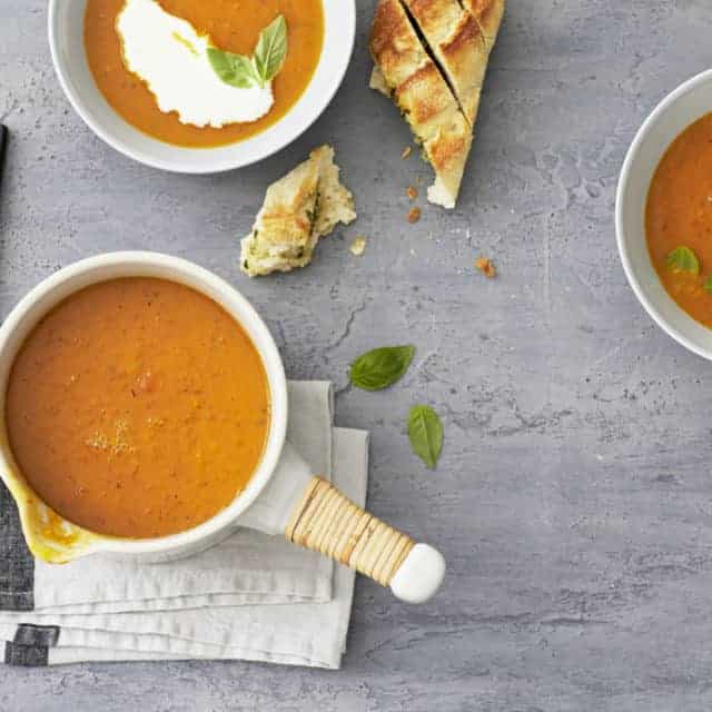 Kürbis-Tomaten-Suppe – Rezept für den Thermomix®