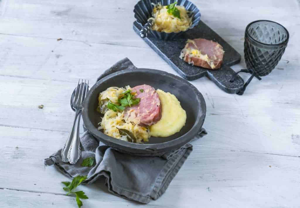 Kasseler mit Sauerkraut aus dem Thermomix® – Foto: Tina Bumann