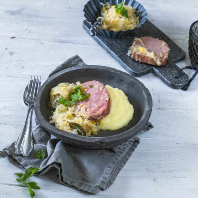 Kasseler mit Sauerkraut - Rezept für den Thermomix®