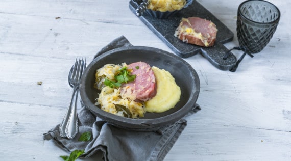 Kasseler mit Sauerkraut aus dem Thermomix® – Foto: Tina Bumann