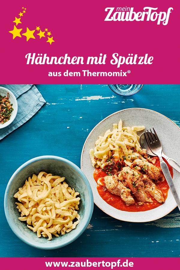 Hähnchen mit Spätzle aus dem Thermomix® – Foto: Jorma Gottwald