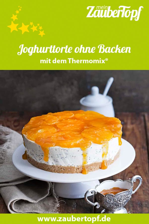 Joghurttorte mit Mandarinen und Mohn mit dem Thermomix® – Foto: Ira Leoni