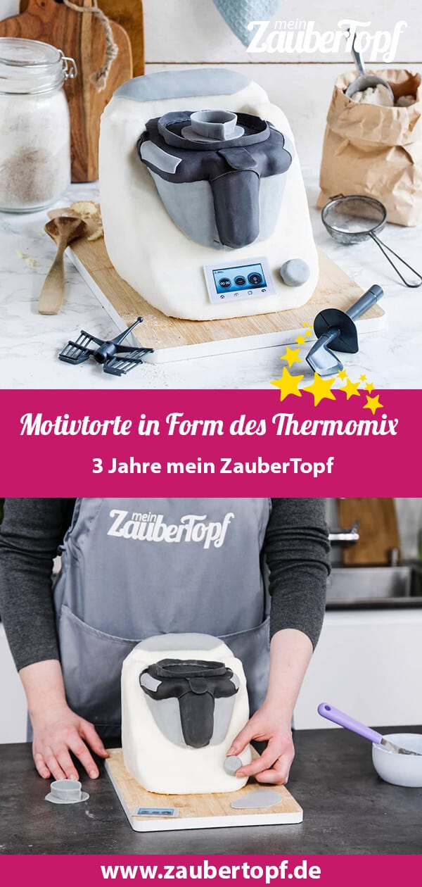 Motivtorte in Form des Thermomix® – Foto: Anna Gieseler