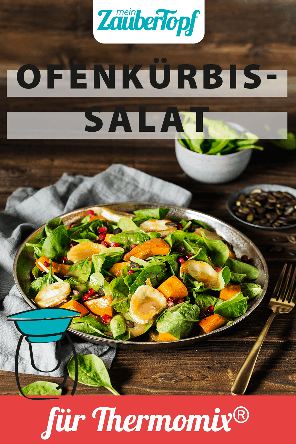 Ofenkürbis-Salat mit dem Thermomix® – Foto: Anna Gieseler