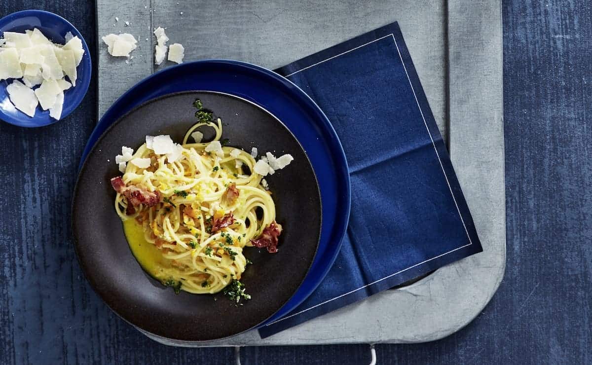 Spaghetti mit Gemüse-Sahnesoße aus dem Thermomix® - Foto: Jorma Gottwald