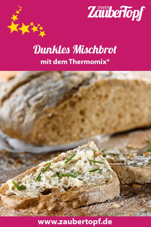 Dunkles Mischbrot mit dem Thermomix® – Foto: Frauke Antholz