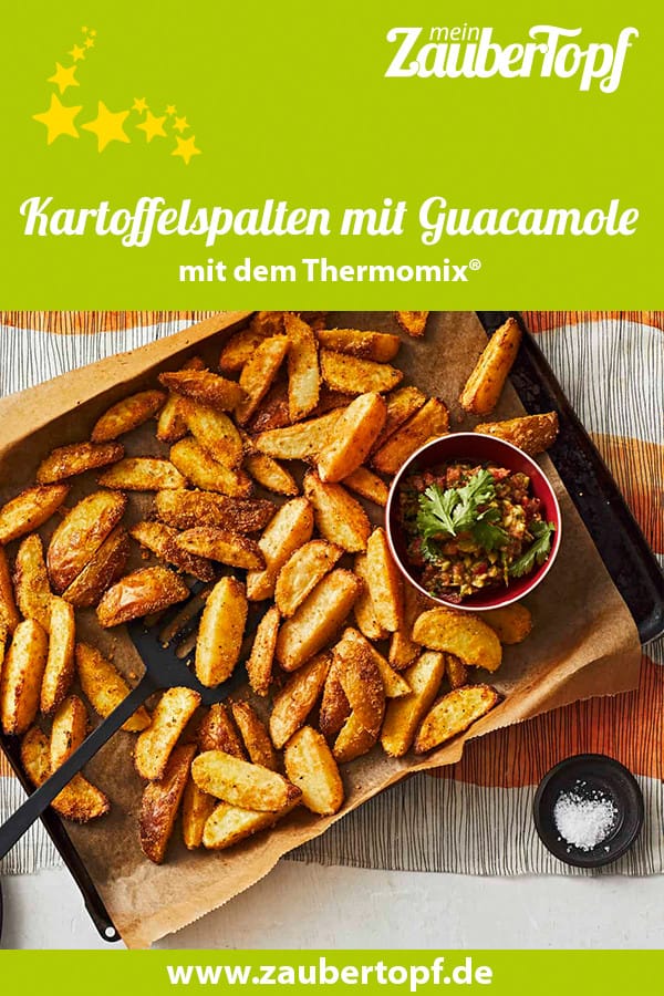 Kartoffelspalten mit Guacamole aus dem Thermomix® – Foto: Jorma Gottwald