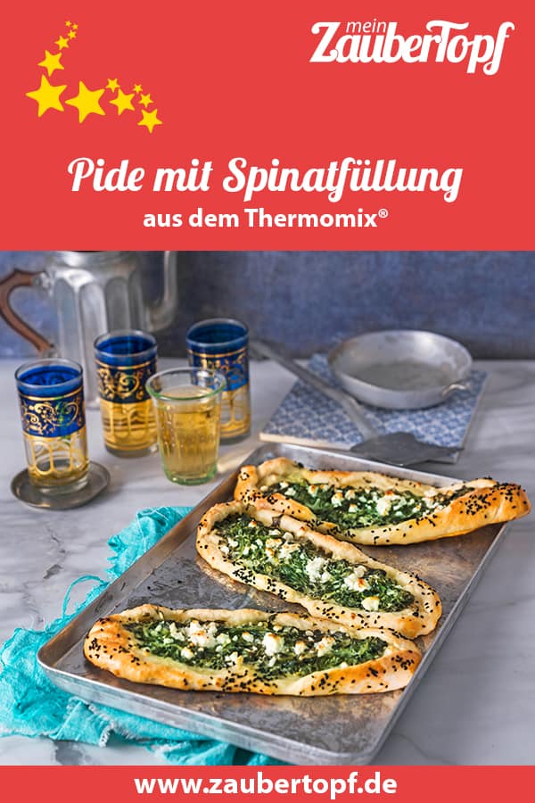 Pide mit Spinatfüllung - Foto: Tina Bumann