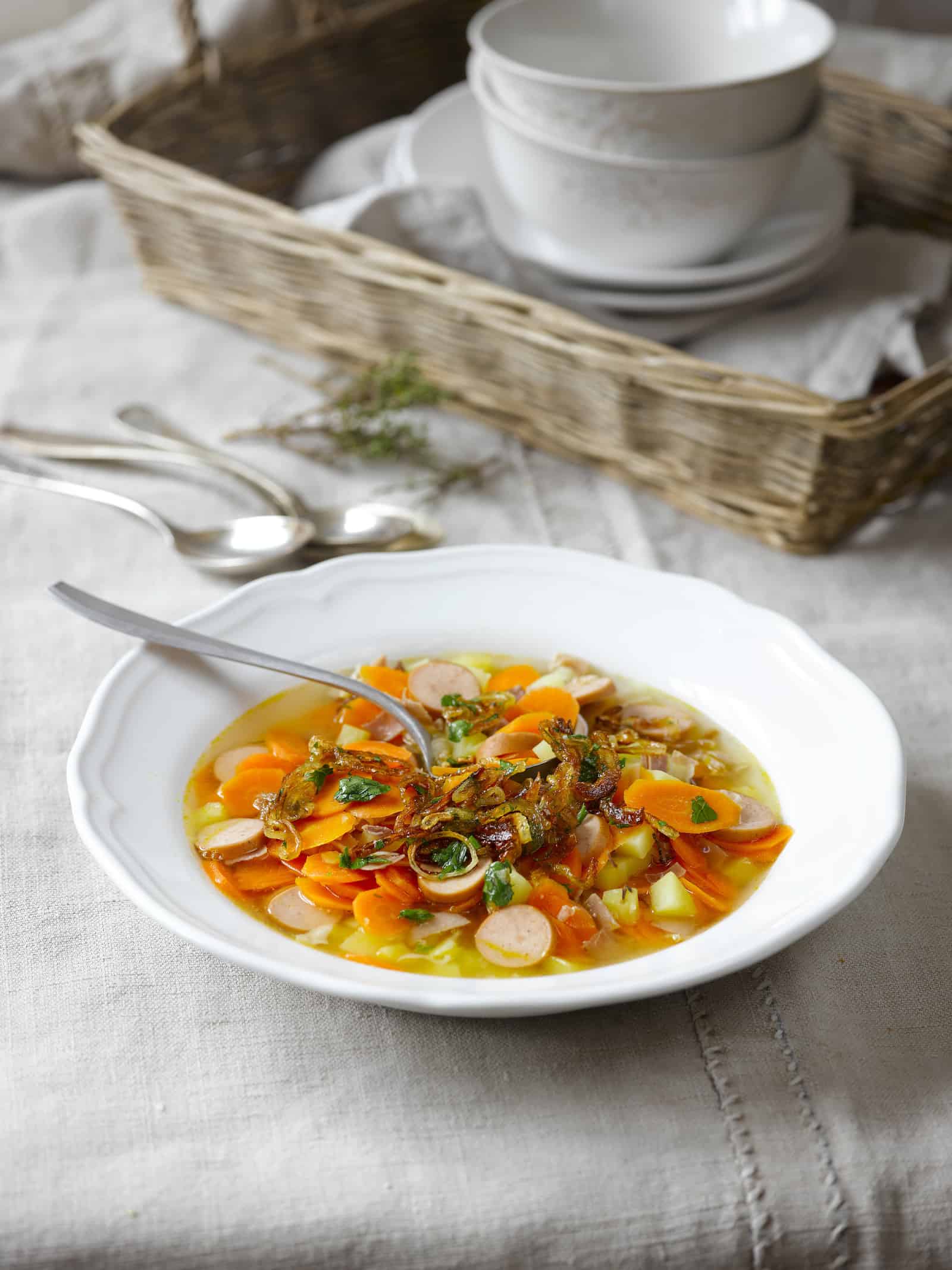 Möhreneintopf mit gerösteten Zwiebeln – Rezept für den Thermomix®