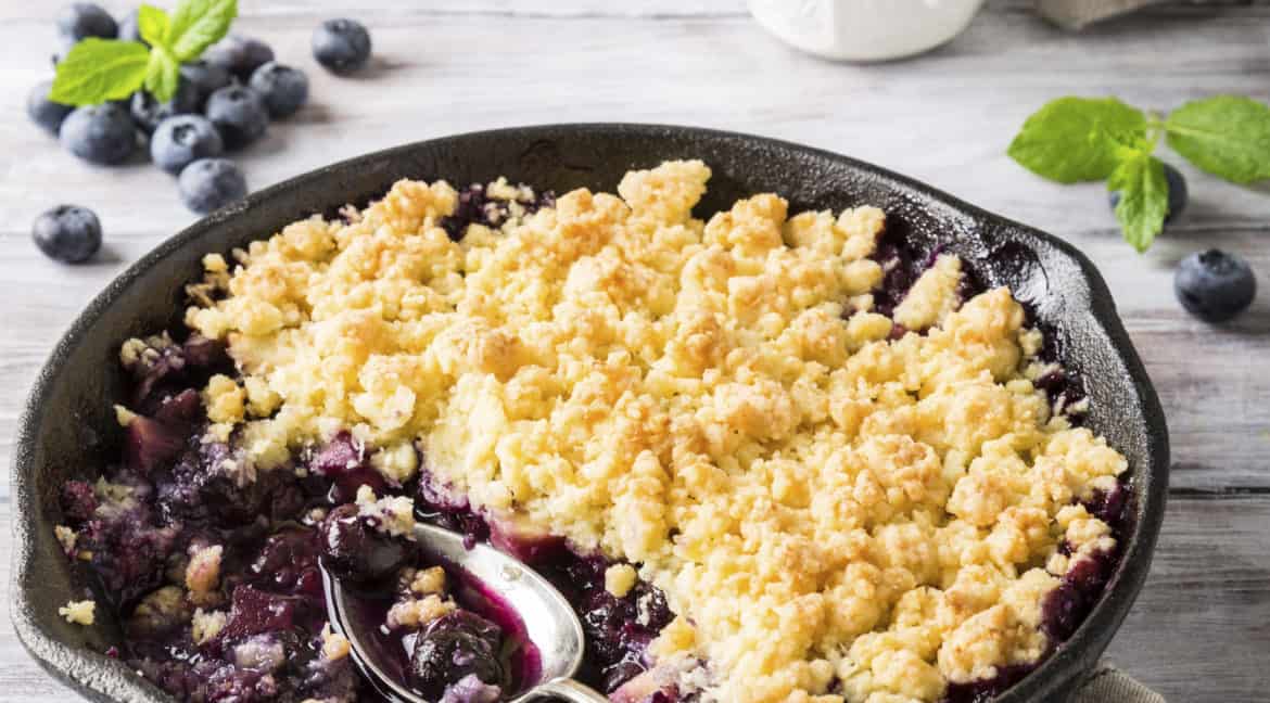 Obst-Crumble - das Basis-Rezept