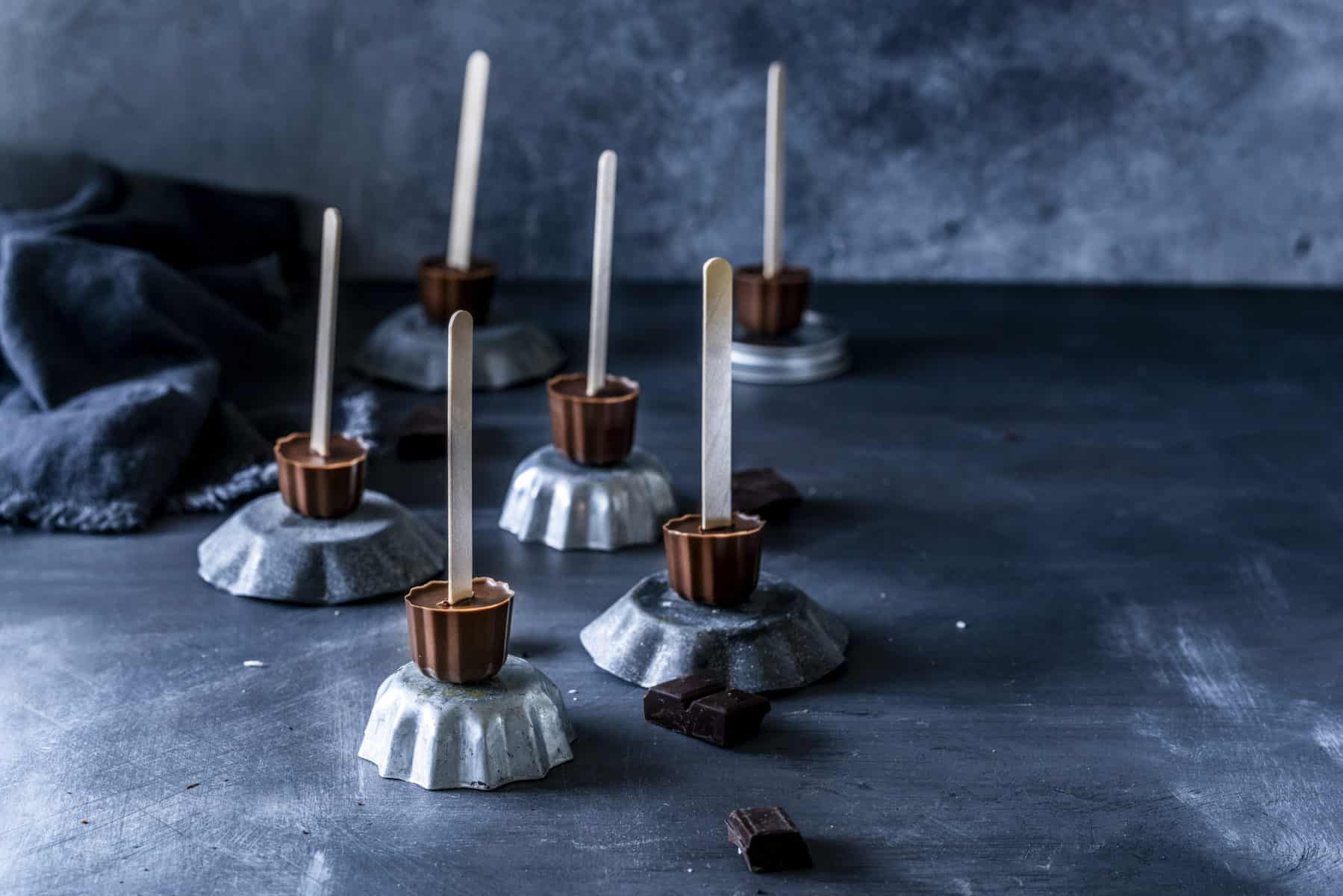 Trinkschokolade am Stiel – Rezept für den Thermomix® Trinkschokolade am Stiel – Rezept für den Thermomix®