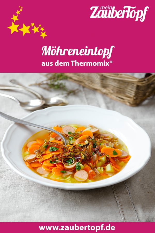 Möhreneintopf mit gerösteten Zwiebeln aus dem Thermomix® - Foto: Frauke Antholz