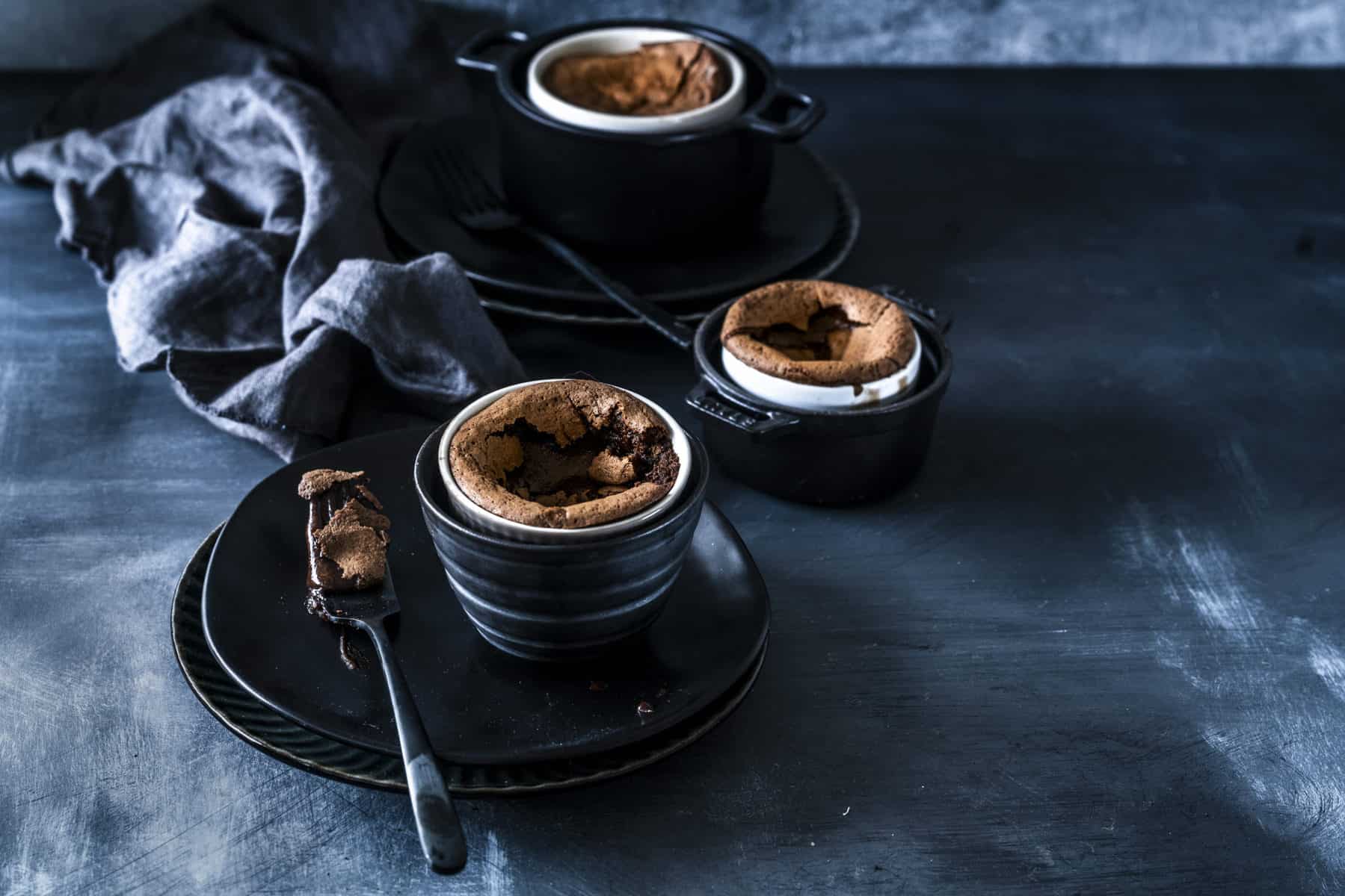 Schokoküchlein mit flüssigem Kern – Rezept für den Thermomix®