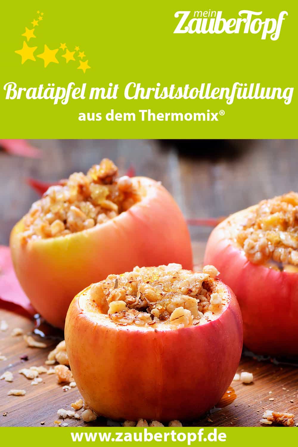 Bratäpfel mit Christstollenfüllung aus dem Thermomix® - Foto: shutterstock/Nadezhda Nesterova Bratäpfel mit Christstollenfüllung aus dem Thermomix® - Foto: shutterstock/Nadezhda Nesterova