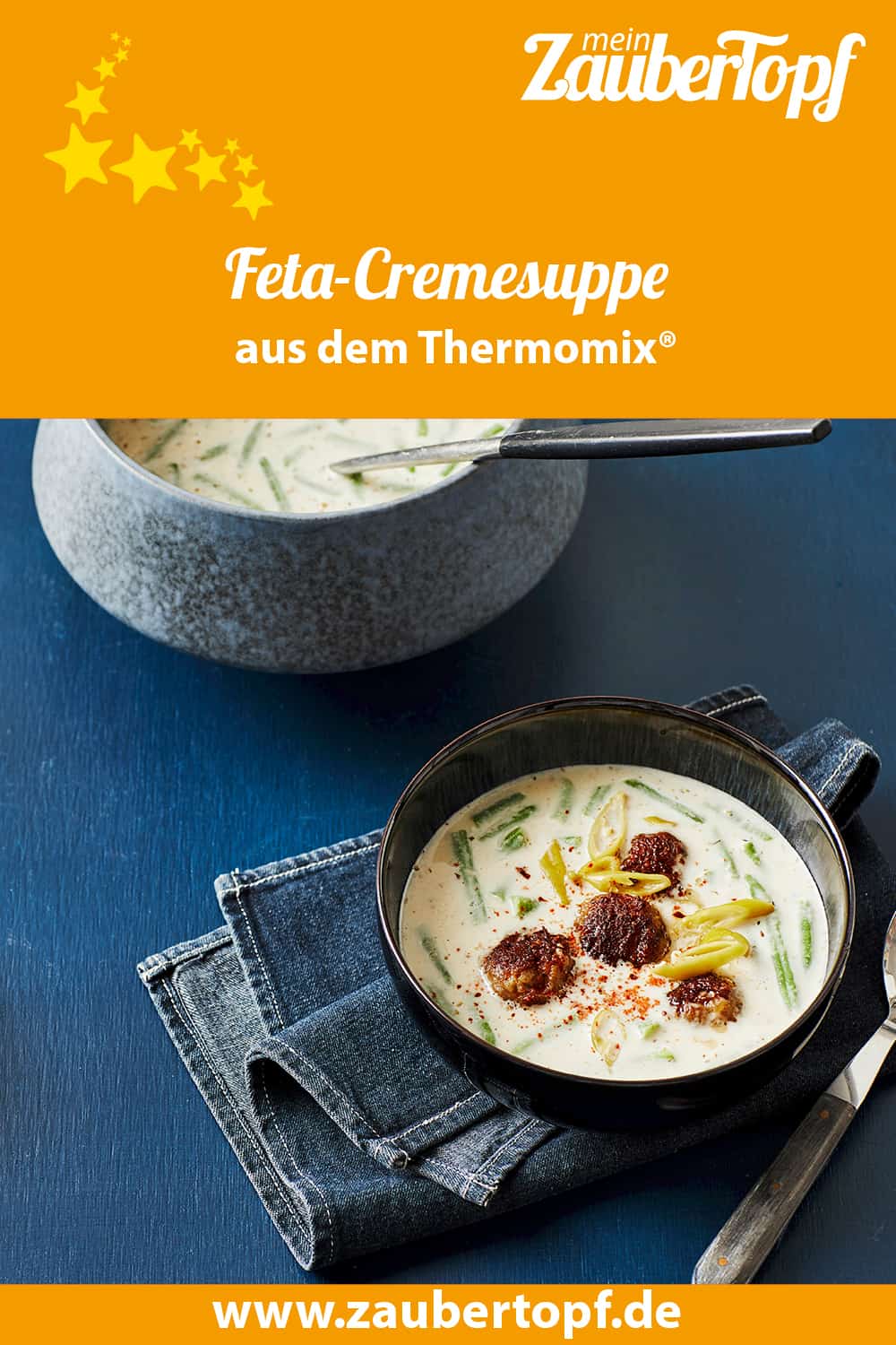 Feta-Cremesuppe aus dem Thermomix® - Foto: Jorma Gottwald