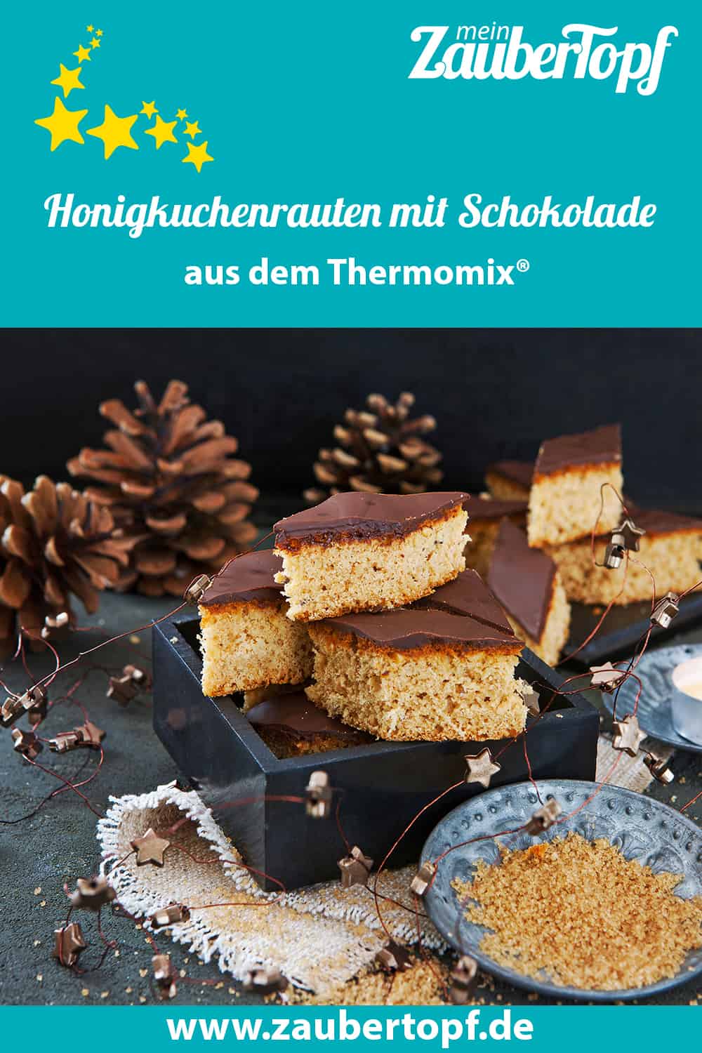 Honigkuchenrauten mit Schokolade aus dem Thermomix® - Foto: Frauke Antholz