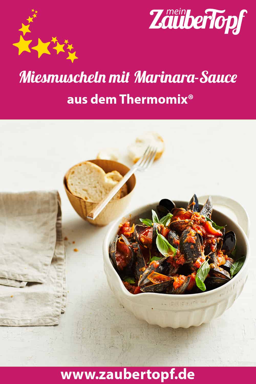 Miesmuscheln mit Marinara-Sauce aus dem Thermomix® - Foto: Jorma Gottwald