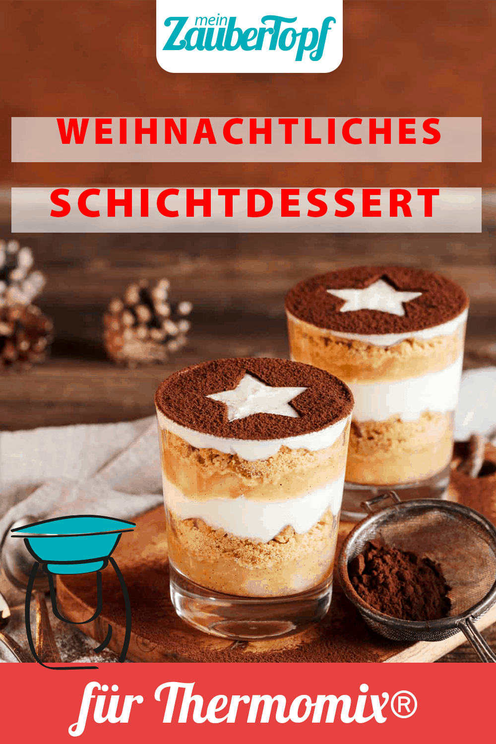 Weihnachtliches Schichtdessert mit dem Thermomix® – Foto: Anna Gieseler