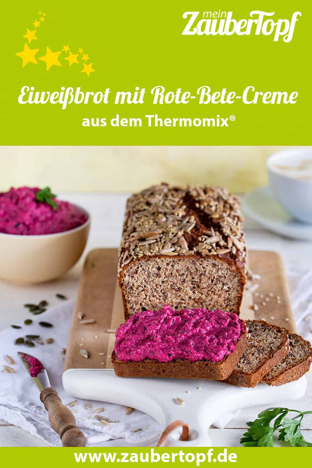 Eiweißbrot mit dem Thermomix® – Foto: Kathrin Knoll Eiweißbrot mit dem Thermomix® – Foto: Kathrin Knoll