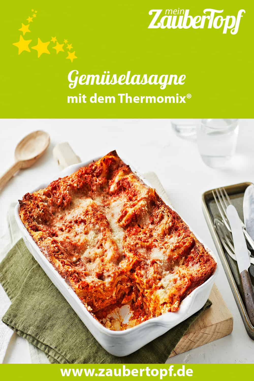 Gemüselasagne mit dem Thermomix® – Foto: Jorma Gottwald