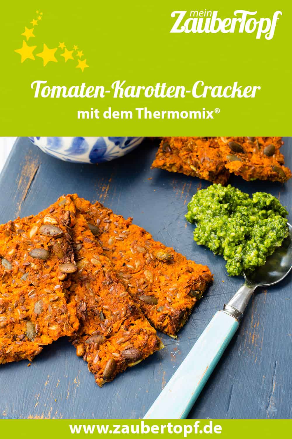 Thomaten-Karotten-Cracker mit dem Thermomix® – Foto: Sophia Handschuh