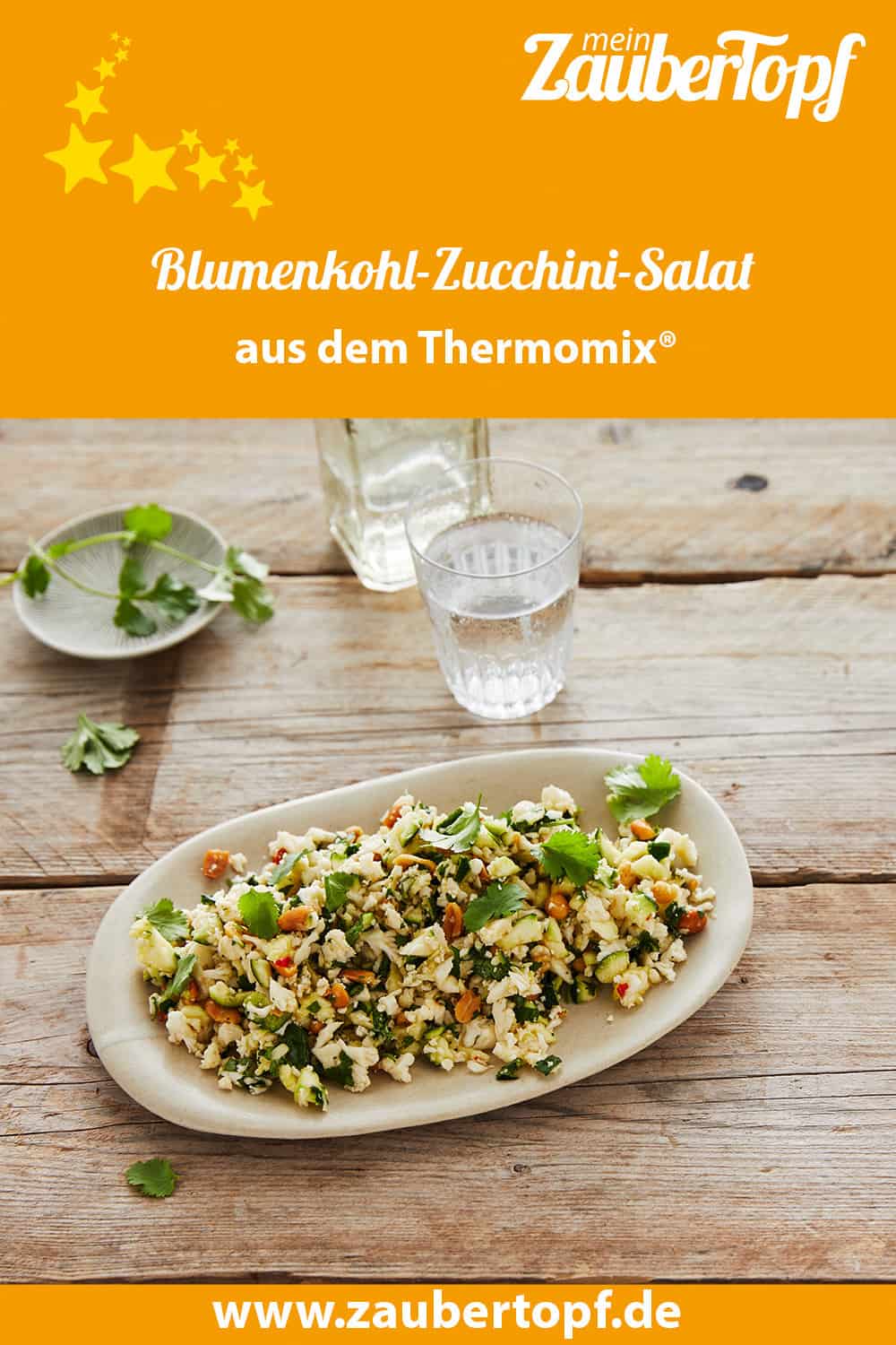 Blumenkohl-Zucchini-Salat aus dem Thermomix® - Foto: Jorma Gottwald