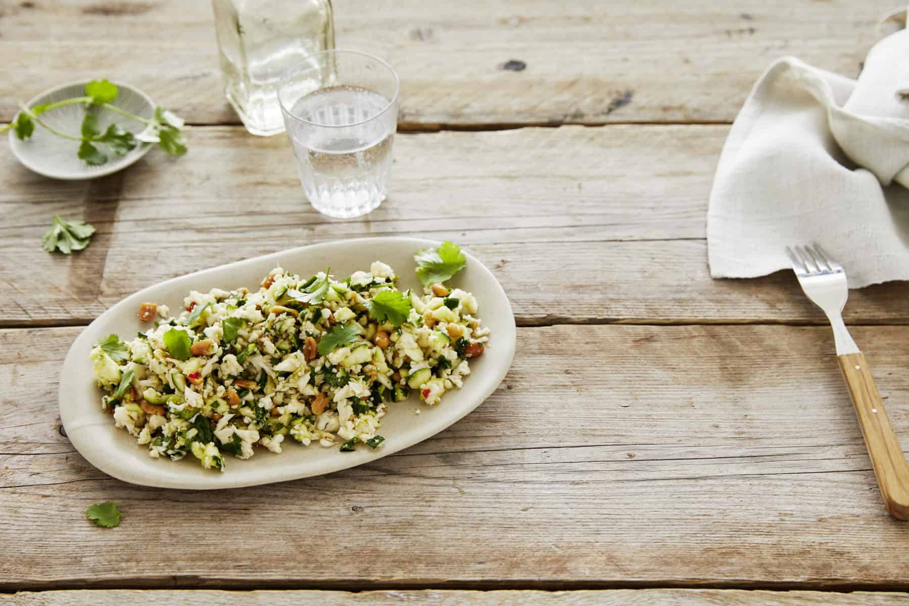 Blumenkohl-Zucchini-Salat