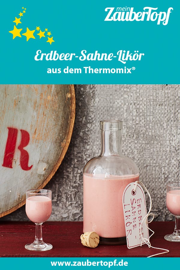 Erdbeer-Sahne-Likör aus dem Thermomix® – Foto: Jorma Gottwald