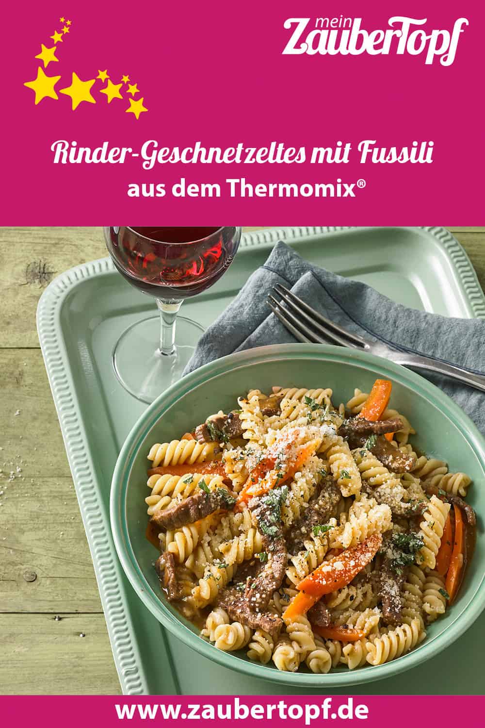 Rinder-Geschnetzeltes mit Fussili aus dem Thermomix® - Foto: Thomas Neckermann