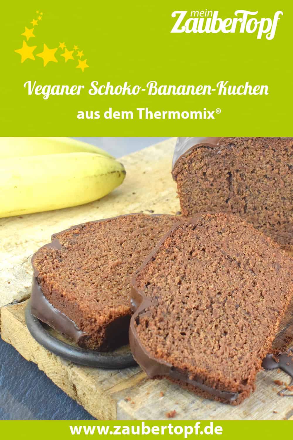 Veganer Schoko-Bananen-Kuchen mit dem Thermomix® – Foto: Nicole Stroschein