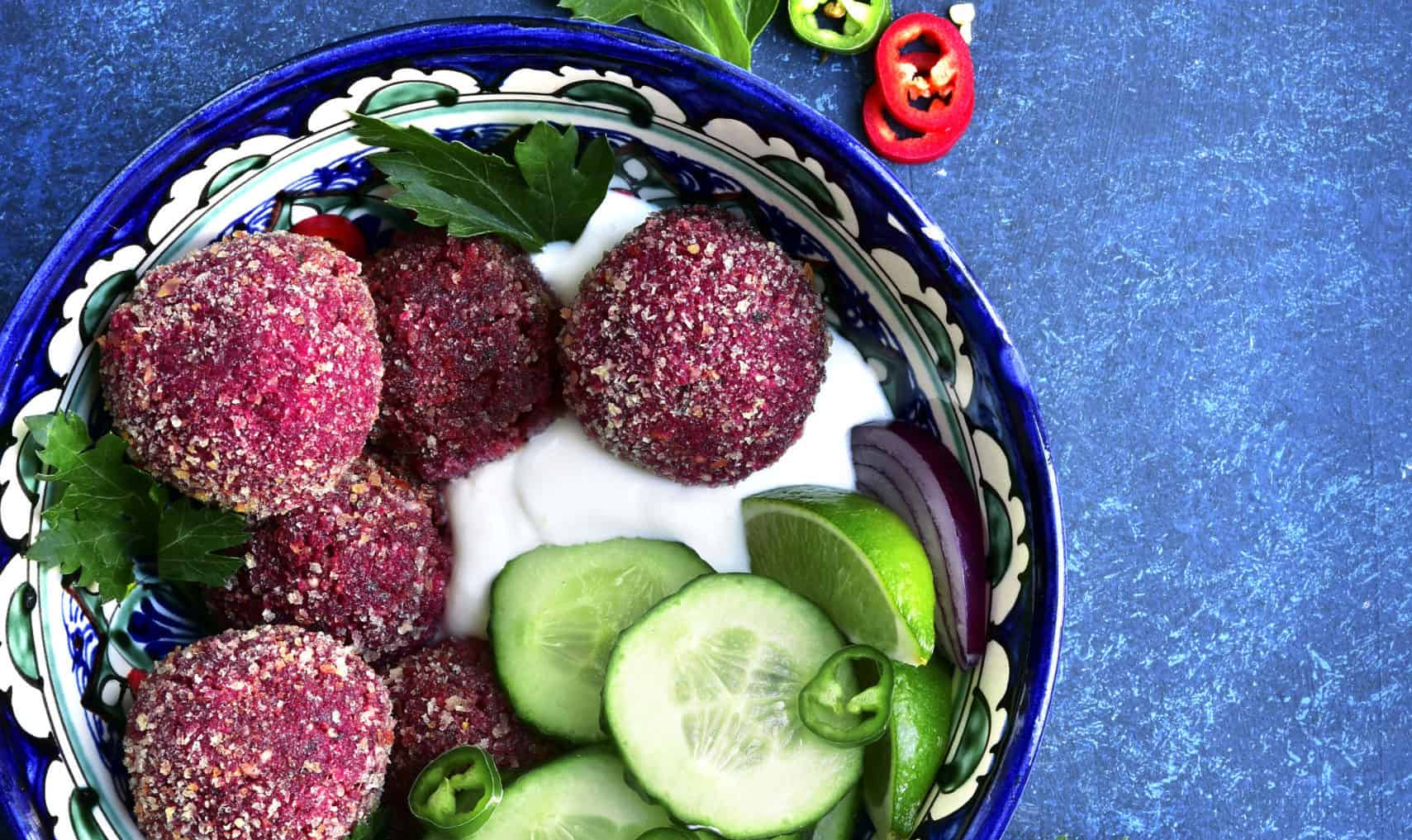 Rote Bete Falafel Mit Joghurt Dip Rezept Fur Den Thermomix 