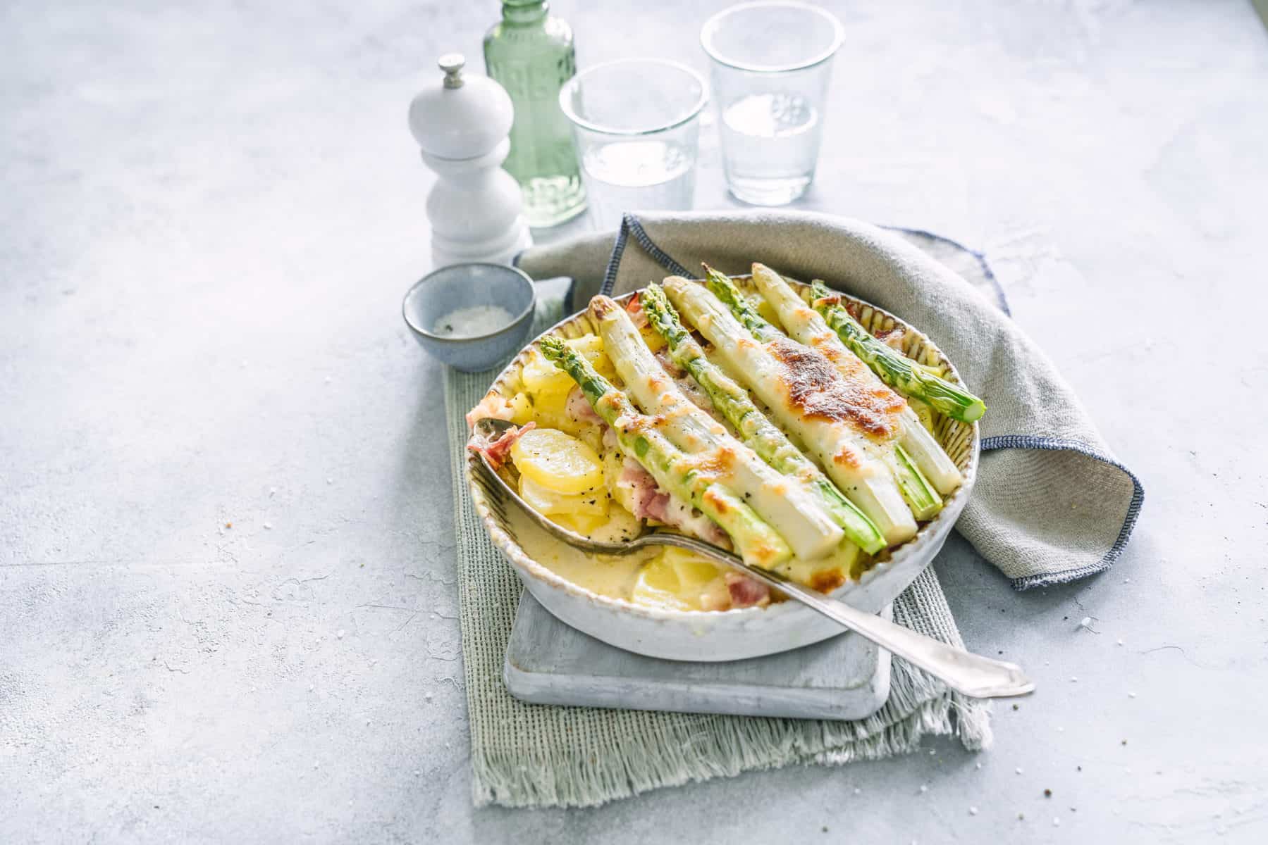 Spargel-Kartoffel- Gratin mit dem Thermomix® – Foto: Tina Bumann