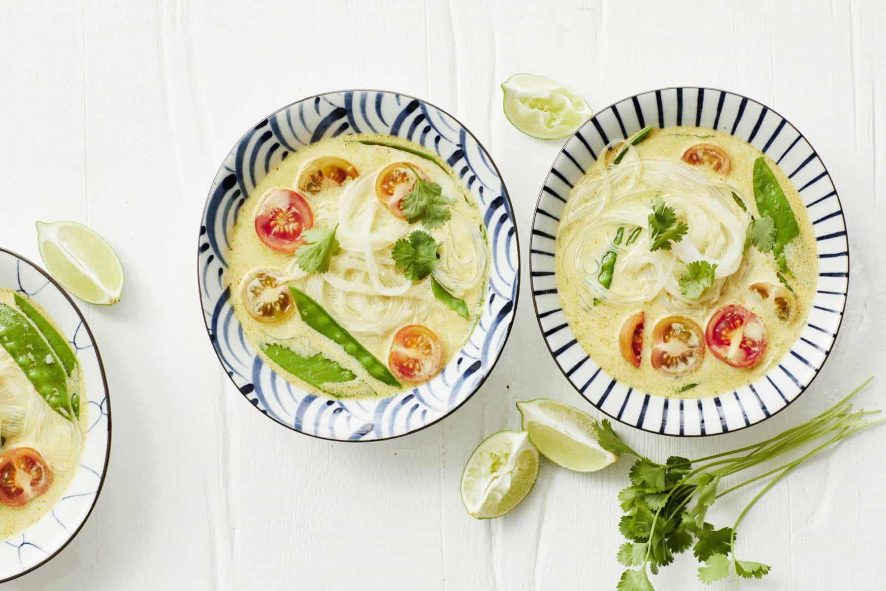 Thai-Curry-Suppe mit Glasnudeln