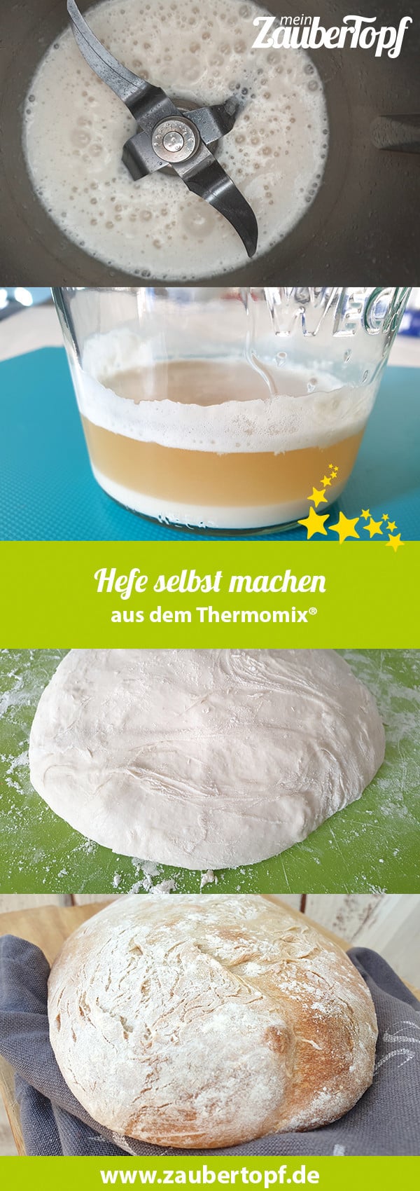 Hefe selbst machen mit dem Thermomix® – Foto: Nicole Stroschein