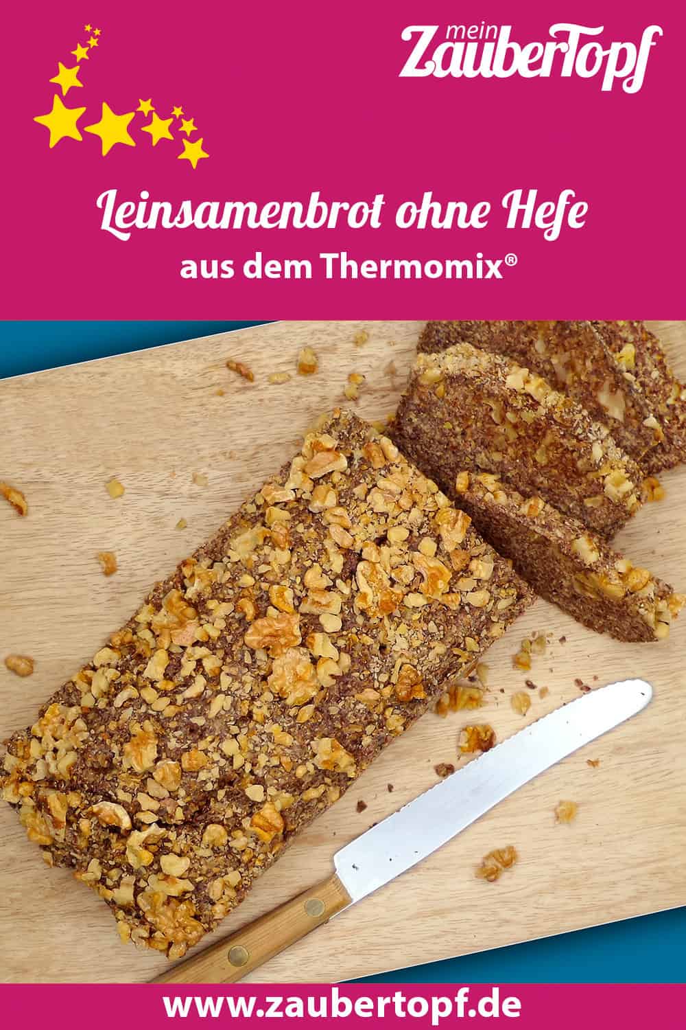 Leinsamenbrot ohne Hefe aus dem Thermomix® - Foto: Friederike Fänger